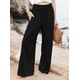 thumbnail image 4 of Pantalones Palazzo de para Mujer Negro XXL, 4 of 9