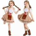 thumbnail image 4 of Mercatoo Kid Girls 𝐎ktoberfest Garment German Fraulein Bavarian Dirndl Dress Child's 𝐂arnival Halloween Cute B𝐞er Apparel, 4 of 7