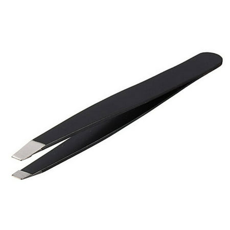 Tuscom Slant Tweezers Professional Slant-Tip Tweezers with Sleeve Best Precision Stainless Steel Eyebrow Tweezer and Hair Plucker for Facial Hair,Eyelash,Brow Shaping and All Hair