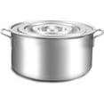 thumbnail image 1 of Stainless Steel Soup Pot, Household Brewing Pot, Cooking Pot, Large capacity-50 * 28cm(40L), 1 of 1