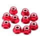 thumbnail image 1 of Tuercas de Seguridad ANGGREK M4 10 Piezas Aluminio/Nylon Rojo Oscuro, 1 of 1