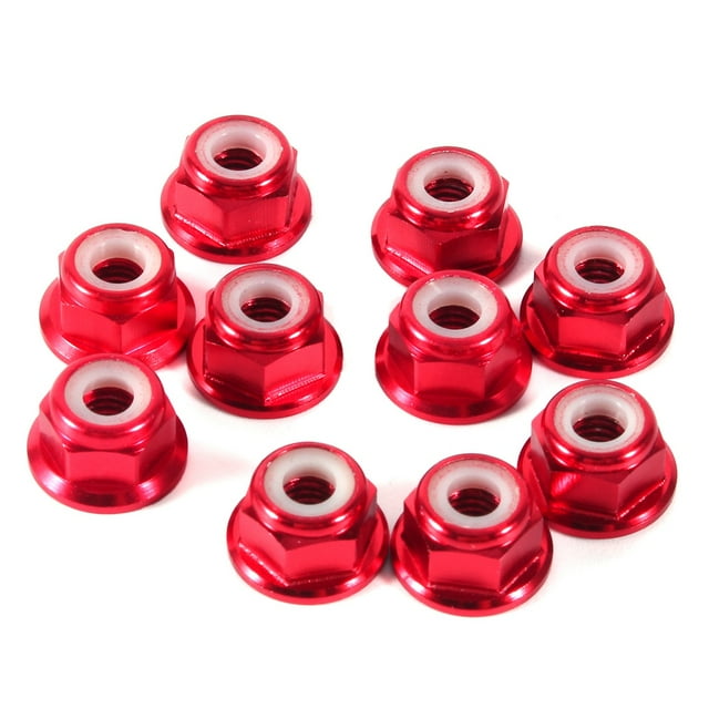 Écrou de Verrouillage en Aluminium Autobloquant 10 Pcs Écrous de Verrouillage pour Accessoires de Machine de Travail