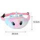 thumbnail image 3 of Riñonera para niños, bonitos juguetes de peluche de unicornio, cinturón de color degradado, bolso de pecho, monedero de dibujos animados, bolso de viaje, riñonera para niñas, 3 of 5
