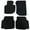 Black, variant on Ikon Motorsports Compatible with 92-98 BMW E36 3-Series OE Factory Style Beige Nylon Carpet Car Floor Mats Front Rear 4pcs 1992 1993 1994 1995 1996 1997 1998