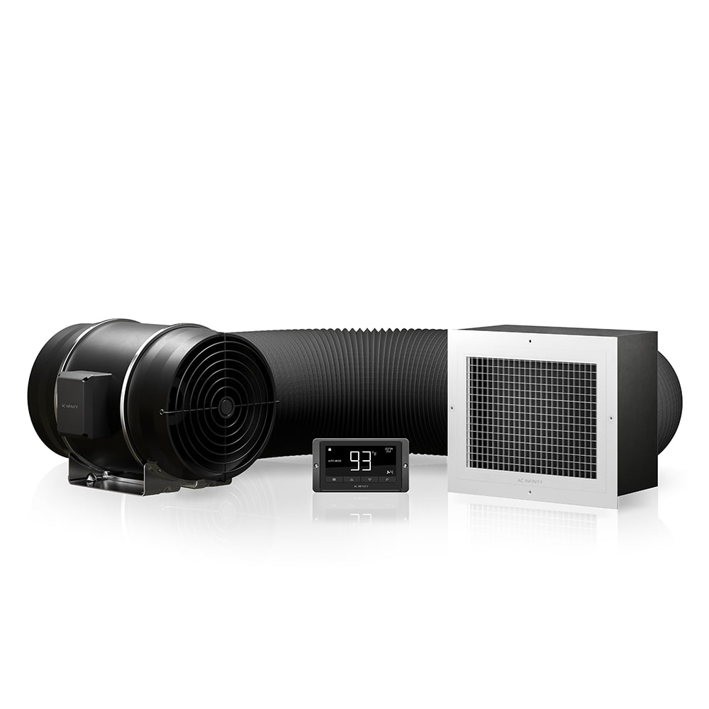 AC Infinity CLOUDRAY T10, Whole House EC Fan 1200 CFM with Temperature