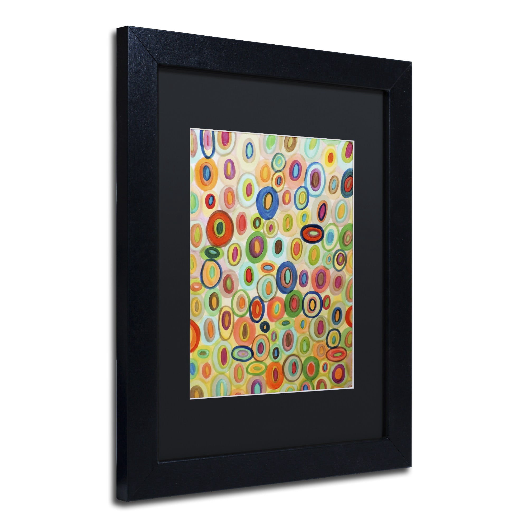 Sylvie Demers 'Permanence' Black Matted Framed Art