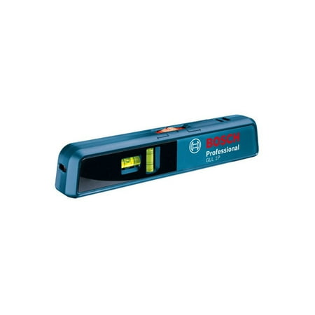 Bosch GLL 1P Manual Leveling Line and Point Laser Level, 3/16 in at 33 ft, 16 ft, AAA Battery, Plast