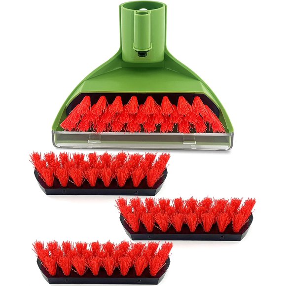 Upgraded 1400B Little Green 5.3" Detachable Tough Stain Brush Tool Replacement for Bissell Little-Green Upright &Portable Carpet Cleaners for 1400B 4075 3860 1425 2458 3194 3353 Series,1+3 Brush,Green