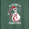 thumbnail image 3 of The Nightmare Before Christmas - Jack Scary Christmas - Women's Lightweight French Terry Long Sleeve Shirt, 3 of 5