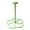 Green, variant on Dynamic Rotating Bird Perch - Multi-Color Spinning Activity Station for Parrots, Budgies & Cockatiels, Cage Mounted Exercise Gym & Interactive Play Stand