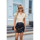 thumbnail image 4 of Blusa Informal de Seda para Mujer, Elegante, de Negocios, con Mangas con Volantes, Cuello en V, Plisada, para Verano, Color Albaricoque S, 4 of 8