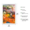 thumbnail image 2 of Mexico - Direccion General de Turismo (Department of Tourism) - Vintage Travel Poster 1950 - Master Art Print (Unframed) 12in x 18in, 2 of 4