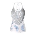 thumbnail image 3 of Gibobby Blusa de mujer Top sin mangas Camisetas con estilo(Blanco,CH), 3 of 4