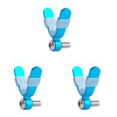thumbnail image 1 of Pedestales Pesca Soporte para Caña Cabeza 8mm Accesorios Ajustables () Azul, 1 of 4