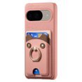 thumbnail image 2 of Étui pour FOXDOCK Google Pixel 9 Pro, Cuir, Anneau Ourson, Porte-Cartes, 2 of 4
