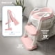 thumbnail image 2 of Jool - Asiento de Entrenamiento para bebé con Escalera de 2 escalones para niños pequeños, Protector contra Salpicaduras, Altura Ajustable (Rosa), 2 of 5