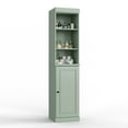 thumbnail image 3 of 100% Solid Wood 16.5" Bathroom Storage Cabinet with Solid Doors and Adjustable Shelves, 3 of 5