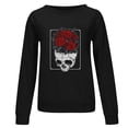thumbnail image 4 of Sudadera Para Mujer Casual Manga Completa Cuello Redondo Tops Camisas Sueltas Blusa Jersey Estampado Sudadera Odeerbi ODB127201, 4 of 5