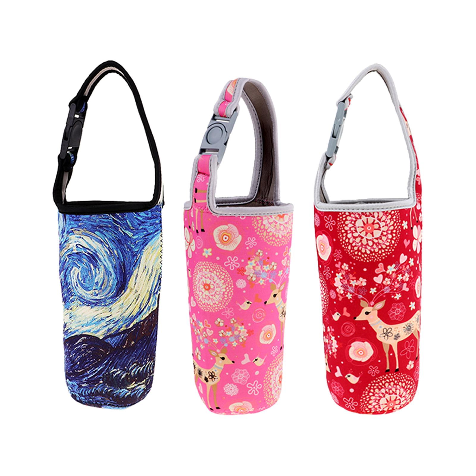 3 Cup Holder Bags with Bottle Holder Covers. Star