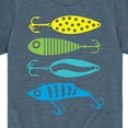 thumbnail image 3 of Instant Message - Fishing Lures - Toddler And Youth Short Sleeve Graphic T-Shirt, 3 of 6