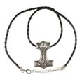 thumbnail image 4 of Norse Thor’s Hammer Nordic Viking Necklace Vintage Pendant, 4 of 4