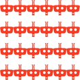 thumbnail image 1 of Pastillas de freno de disco hidráulico de pellizco vacío para bicicleta, 24 Uds., frenos de inserción Afortunado Sencillez, 1 of 5