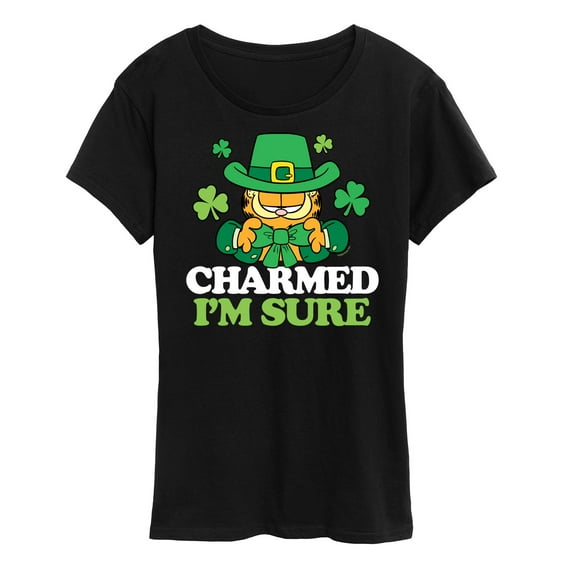 Garfield - Charmed I'm Sure - Women's Short Sleeve Graphic T-Shirt
