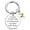 C, variant on Stylish Friendship Keychain with Intricate Floral Stainless Steel Engraved Flower Women Keyring Anniversary Present