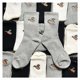 thumbnail image 1 of Calcetines bordados de pato volador MD humano de marca japonesa a la moda calcetines de algodón de tubo medio alto para hombres y mujeres deportes callejeros Du, 1 of 5