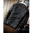 thumbnail image 2 of HSHDLDF Winter Fleece Lined Jean Denim Trucker Jacket, 2 of 3