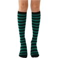 thumbnail image 2 of Jtbuh XLY Women's Knee High Athletic Socks Casual Stripes Tube Socks Outdoor Sport Socks, 2 of 6