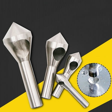 

Faucet Kitchen Sink 3 Hole 4 Pcs/Set Deburring Countersink Drill Bit Taper Hole Steel Aluminum Countersunk Faucets Handle for Kitchen