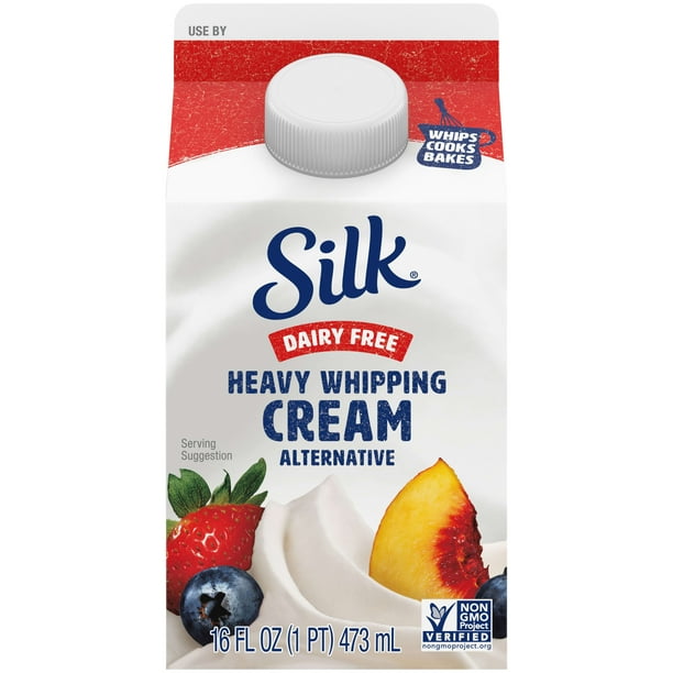 Silk Dairy Free Heavy Whipping Cream Alternative 1 Pint Walmart Com Walmart Com