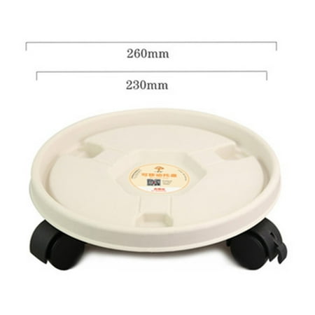 

YaBelDa Flowerpot Base Roller Plate Home Cottom Support Removable With Wheels Universal
