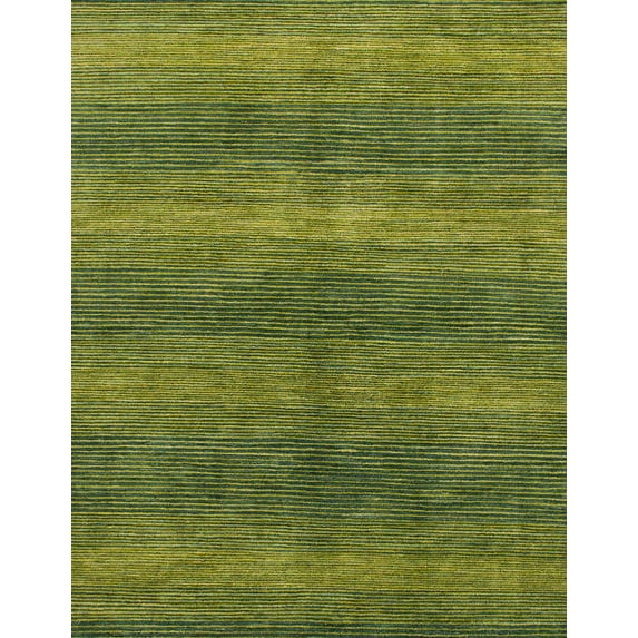 Ahgly Company Machine Washable Indoor Rectangle Abstract Army Green Area Rugs, 5' x 8'