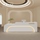 thumbnail image 3 of Register Beauty Reception Desk Shop Executive Office Reception Desk Salon Clothing Rezeption Desk Beauty Commercial Furniture My Lux Decor Round, 3 of 12