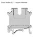 thumbnail image 2 of Bloque Terminales Riel DIN UK5N 800V 41A, Conector Tipo Tornillo 0.2-4mm2 Gris 3uds Unique Bargains Bloque de terminales de carril DIN UK5N, 2 of 3