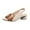 Brown Sandals for Women, variant on Hopeusnice Sandals for Women Soft Non-Slip Breathable Trendy PU Materials Summer Shoes Open Toe Sandals Women's Sandals Flat Mid-Heel Outdoor Shoes Green 36