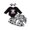 Black, variant on Cjfdfy Baby Girl Western Outfits Printed Long Sleeve Romper Tassel Bell Bottoms And Headband 3 Piece Fall Set Western Boots Print Let's Go Girl Shirt Flare Pants With Tassels Fall Outfits