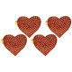thumbnail image 5 of anillos para servilletas con forma de corazón para San Valentín, con diamantes de imitación y hebillas para servilleteros., 5 of 6