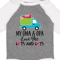 thumbnail image 4 of Inktastic My Oma and Opa Love Me Grandson Truck Boys Long Sleeve Baby Bodysuit, 4 of 5