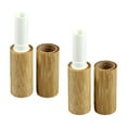 thumbnail image 4 of Stgfyxgs 2 Pieces Lip Glosses Bottles Lip Tubes Bamboo Shell Empty 2.8G Lip Oils Bottles for Valentine's Day Present DIY Lipstick, 4 of 9