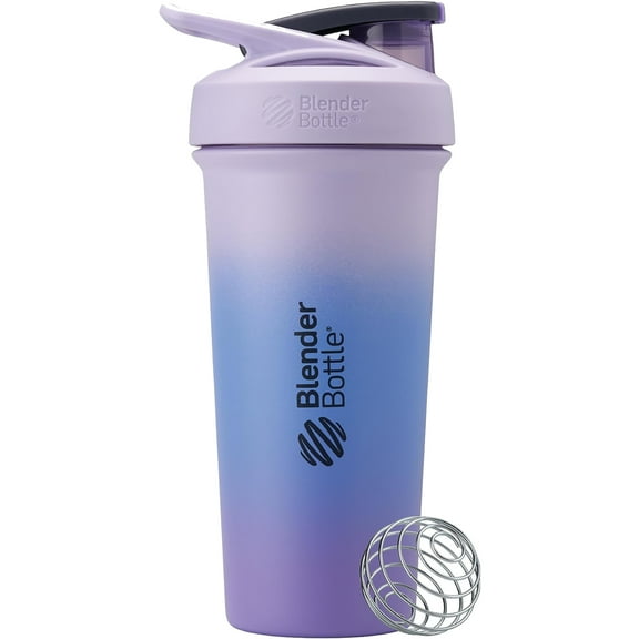 Blender Bottle 25 oz. Strada Sleek Stainless Steel Shaker Bottle - Lavender