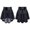 A Black, variant on iiniim Girls Irregular Hem Skirt Athletic Jazz Modern Dancewear Performance Skirt