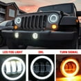 thumbnail image 5 of Pair DOT 4" Round LED Fog Lights Bumper Driving DRL for 07-18 Jeep Wrangler JK, 5 of 13