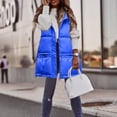 thumbnail image 3 of Gibobby Chalecos de mujer de vestir, Chaleco hinchable ligero para mujer(Azul,G), 3 of 5