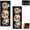 2Pcs, variant on Stacked Skulls Book Nook Bookshelf Insert with Black Frame, 3D Printed Resin, Dark Academia Decor, 7 x 18 cm, Gothic Skull Sculpture, Spooky Shelf Accent(RL)