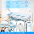 thumbnail image 4 of 51 Inch Foldable Bathtub for Adults, Portable Large Collapsible Soaking Tub with Headrest & Anti-Slip Seat, Freestanding Hot & Ice Bath Tub for Spa, Travel, Home Use, 4 of 8