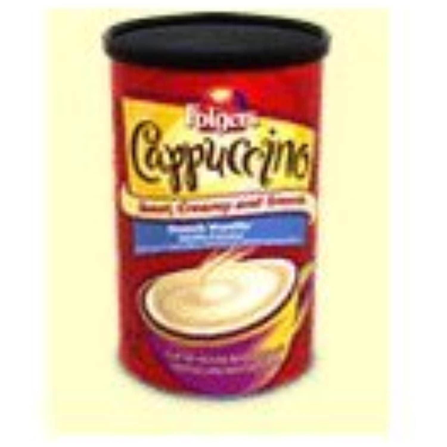 Folgers Cappuccino Sweet, Creamy And Smooth French Vanilla Instant Coffee 16 Oz. (Pack Of 3