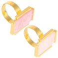 thumbnail image 1 of White Plastic Crown Shaped Tool for Manicure Use with 2 Pcs Display Board 6.3x0.79 Inches, 1 of 4